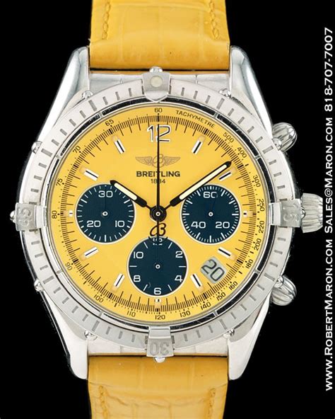 breitling cockpit chronograph replica|Breitling cockpit chronograph yellow.